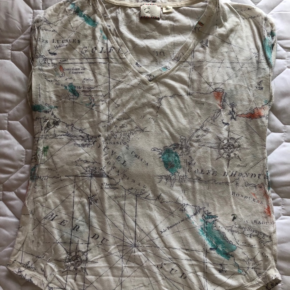 anthropologie map tee